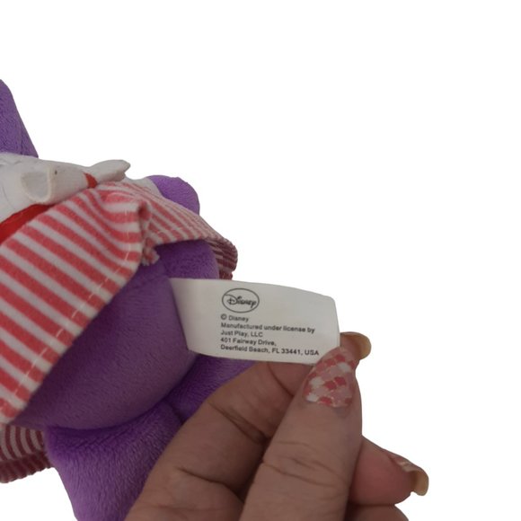 Disney Hallie Hippo Nurse Doc Mcstuffins Just Play Stuffed Animal Plush Toy 7" - Picture 6 of 6